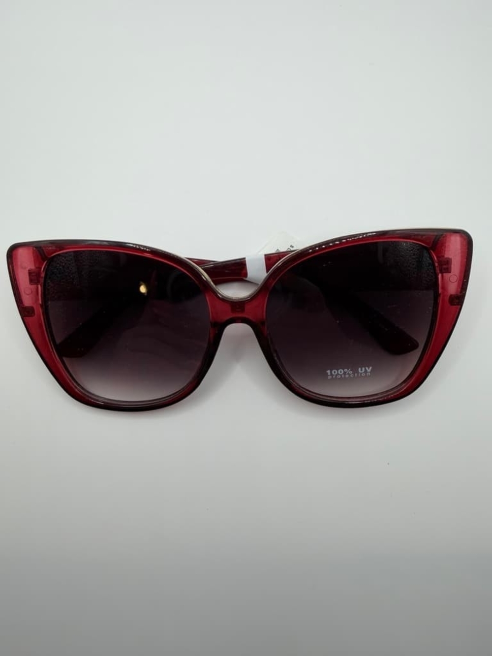 Dark Pink Cat-Eye Women's Sunglasses - UV Protection